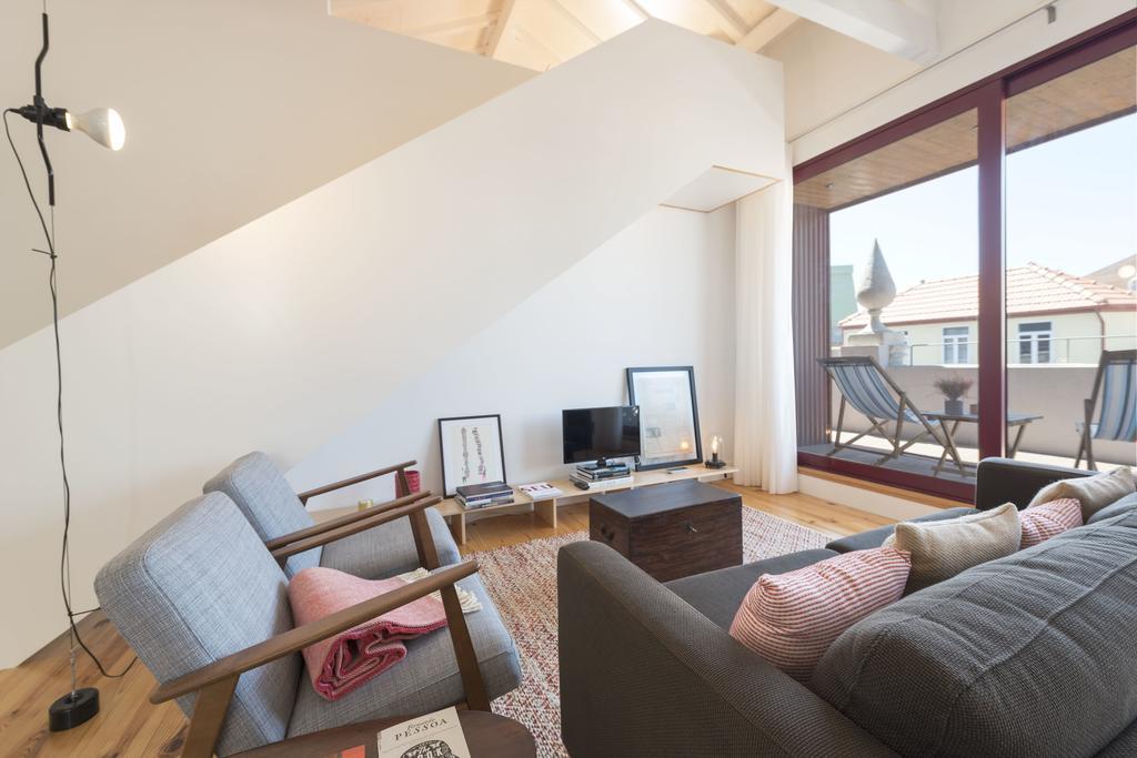 Lovelystay - Top Floor Balcony Apartment OOporto Exteriör bild